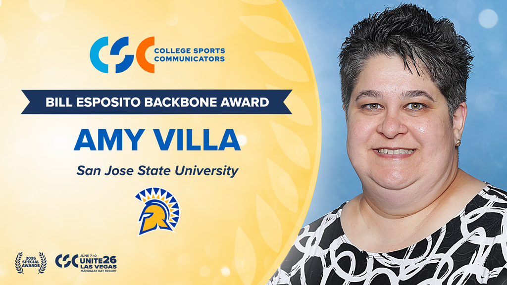 2026 Special Awards Salute: Amy Villa - Bill Esposito Backbone Award